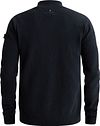 PME Legend Half Zip Pull Chenille Bleu marine Product / Achterkant