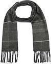 Suitable Sciarpa Grigio 21-09 Grey/black/white check