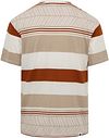 Anerkjendt Kikki T-Shirt de rayas beige Product / Achterkant