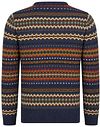 Barbour Pullover Fairisle Wol Dessin Product / Achterkant