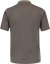 CASAMODA Polo Stretch Melange Taupe Product / Achterkant