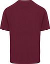 King Essentials The Shawn T-Shirt Burgundy Product / Achterkant
