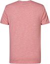Petrol T-shirt Palmora Melange Pink Product / Achterkant