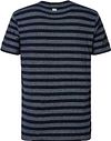 Petrol T-Shirt Rayures Bleu Marine  Product / Achterkant