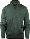 Steppin' Out Half Zip Trui Merinowol Sage Groen SM1204.0001-5107 kopen | Suitable