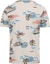 T-Shirt No Excess con stampa ecru Product / Achterkant