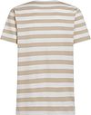 Tommy Hilfiger T-shirt Streep Beige Product / Achterkant