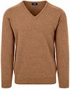William Lockie V-Ausschnitt Pullover Lammwolle Driftwood WG14034-16cm-Driftwood kaufen | Suitable