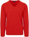 William Lockie V-Neck Lambswool Dubonnet WG14034-16cm-Dubonnet order online | Suitable