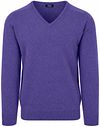 William Lockie V-Neck Lambswool Heliotrope WG14034-16cm-Heliotrope order online | Suitable