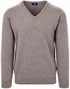William Lockie V-Neck Lambswool Vole WG14034-16cm-Vole order online | Suitable