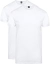 Alan Red Extra Lang T-Shirts Derby (2er-Pack) 5672/2P/01 Derby Long T-shirt White