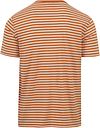 Armor-Lux T-skjorte i lin med oransje striper Product / Achterkant