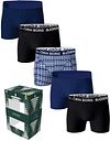 Björn Borg Boxershorts Cotton Stretch 5-Pack Blauw 10003694-MP001