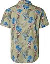 Camicia a maniche corte No Excess con stampa verde Product / Achterkant