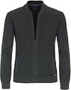Casa Moda Zip Weste Antraciet 413706000-301