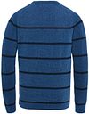 Cast Iron Pullover Gestreift Dunkelblau Product / Achterkant