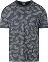 Cast Iron T-skjorte Mørkeblå Print CTSS2203558