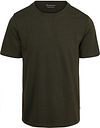 KnowledgeCotton Apparel T-skjorte Oliven 1010155-1090