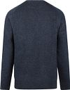 Sweter McGregor z wełny jagnięcej, melanż, granatowy Product / Achterkant
