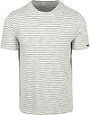 Køb No Excess Stribet T-shirt Grøn 27340370SN-050 | Suitable