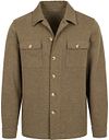 Suitable Overshirt Herringbone Groen OVSH-STBL-HERR-CLEAN-26.01 BEIGE kopen | Suitable