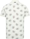 Vanguard Polo Shirt Print Ecru Product / Achterkant