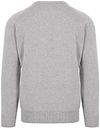 William Lockie Pullover Lammwolle Flannel Grau