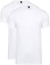 Alan Red Derby Rundhals T-Shirt Weiß (2er Pack) 6672/2P/01 Derby T-shirt White