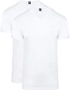 Alan Red Vermont T-skjorte V-hals Hvit (2-pk) 6671/2P/01 Vermont T-shirt White