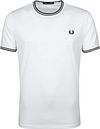 Fred Perry T-shirt Biały M1588-100