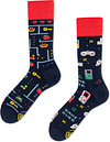 Many Mornings calze Multicolore R98-Game Over