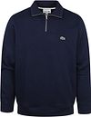 Lacoste Pullover Med Lynlås i Mørkeblå SH1927-166