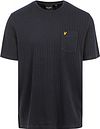 Lyle & Scott Strikket T-skjorte Marineblå TS2016V-Z271 kjøp | Suitable
