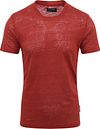 Marc O'Polo T-Shirt Linnen Rood 324211451120-382 kopen | Suitable