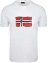 Napapijri T-shirt Bianco NP0A4FZBFX11