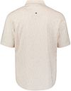 No Excess camicia jacquard a maniche corte ecru Product / Achterkant