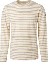 Køb No Excess Langærmet T-shirt Stribe Beige 19140201-015 | Suitable