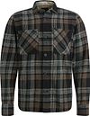 PME Legend Overshirt Rutete Svart Grå PSI2409236-9139