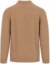 Profuomo Longsleeve Poloshirt Boiled Wool Camel