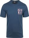 Køb Scotch & Soda T-shirt Artwork Blå 178783-401 | Suitable