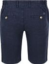 Steppin' Out Milwau Pantalones Cortos Lino Navy Product / Achterkant