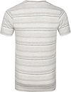 T-Shirt a righe Dstrezzed grigio chiaro Product / Achterkant