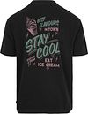 T-Shirt con gráfico Scotch & Soda en negro Product / Achterkant