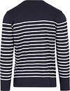 Armor-Lux T-Shirt Port-Louis de rayas azul marino Product / Achterkant