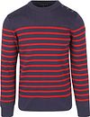 Armor-lux Sweter Niebieski 76496-I78