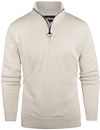 Barbour Trui Half Zip Ecru MKN1074-BE12 kopen | Suitable