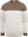 Køb Blue Industry stribet pullover brun KBIS23-M9 khaki | Suitable