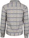 Blue Industry Overshirt Ruit Beige Product / Achterkant