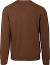 Olymp Casual Sweater Uld Brun Product / Achterkant